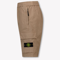 Stone Island Kids Boys Shorts In Light Gray