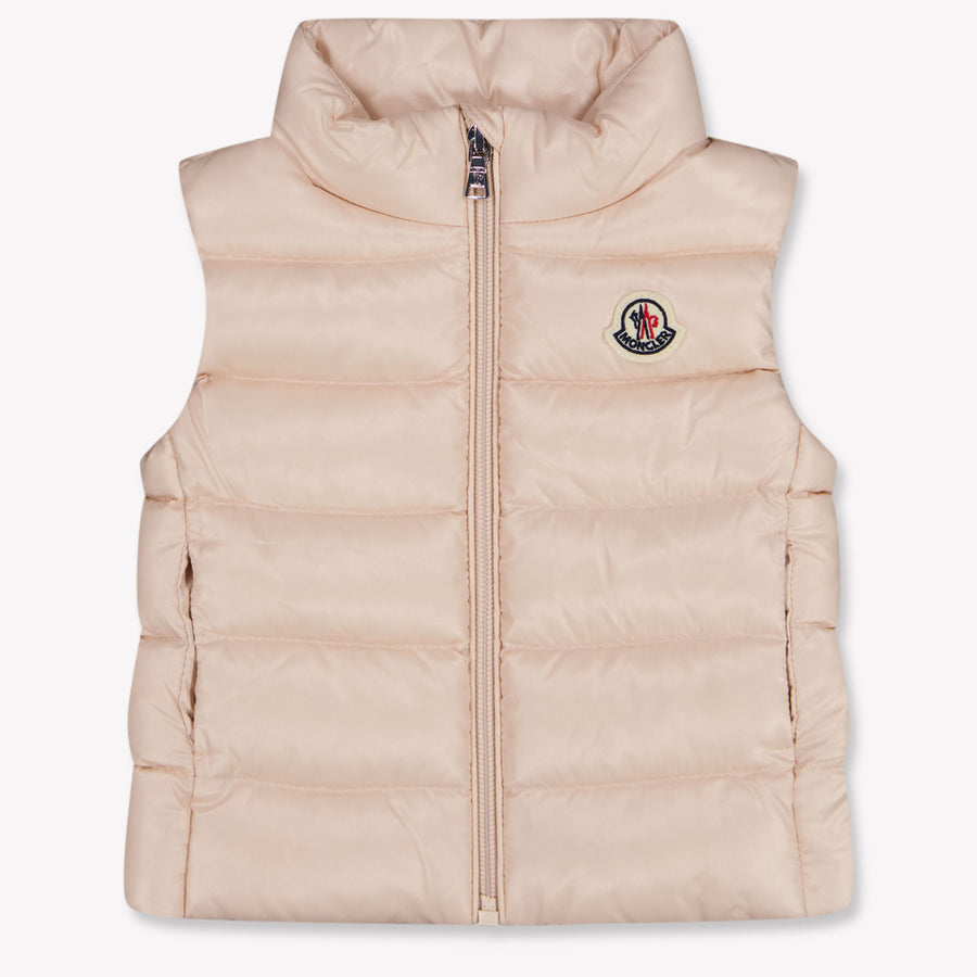 Moncler bebé ghany Chicas Chaleco interior Rosa claro
