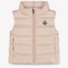 Moncler bebé ghany Chicas Chaleco interior Rosa claro
