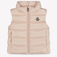 Moncler bebé ghany Chicas Chaleco interior Rosa claro