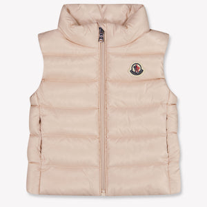 Moncler bebé ghany Chicas Chaleco interior Rosa claro