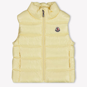 Moncler Ghany Baby Ragazze Smanicato dentro Giallo