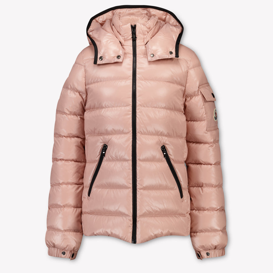 Moncler Bady Kinder Filles Manteaux d'hiver Rose Léger