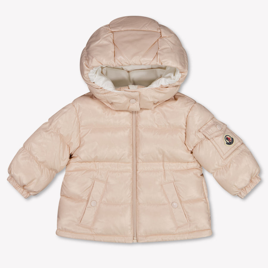 Moncler Maire Baby Meisjes Winterjas In Licht Roze