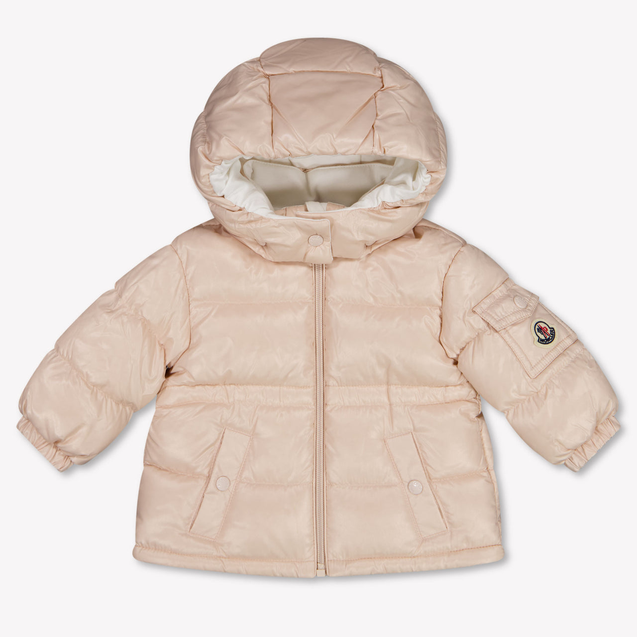 Moncler María bebé Chicas Abrigos de invierno en Rosa claro