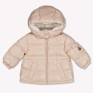 Moncler María bebé Chicas Abrigos de invierno en Rosa claro