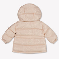 Moncler María bebé Chicas Abrigos de invierno en Rosa claro