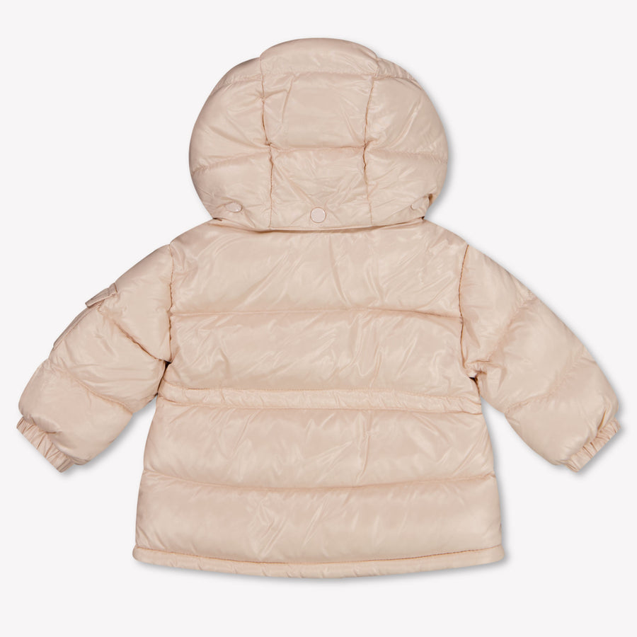 Moncler María bebé Chicas Abrigos de invierno en Rosa claro