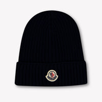 Moncler Kinder Jungen Hut rein Marineblau
