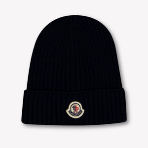 Moncler Kinder Jungen Hut rein Marineblau