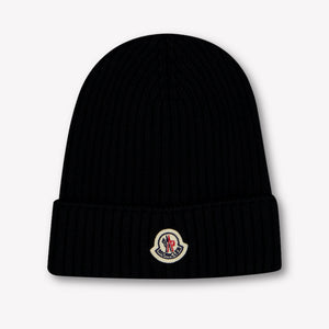 Moncler Kinder Jungen Hut rein Schwarz