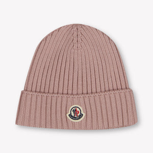 Moncler Kinder Meisjes Muts In Licht Roze