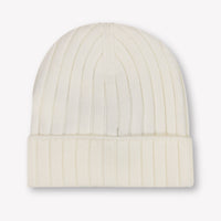 Moncler Baby Unisex Hat In OffWhite