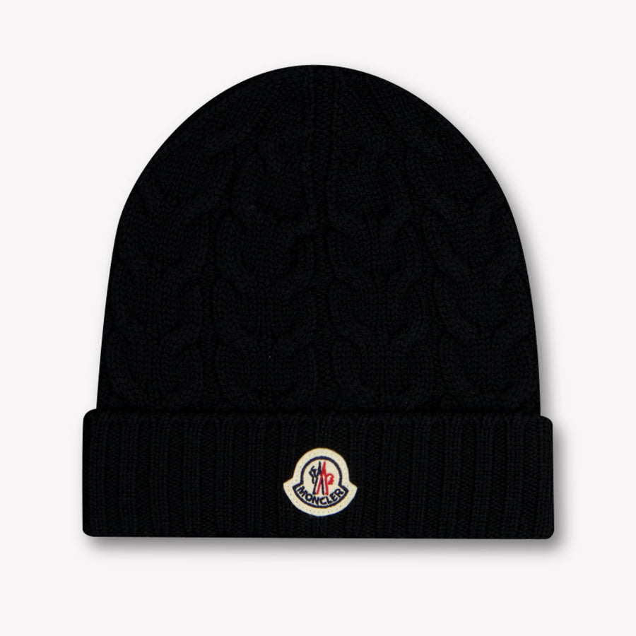 Moncler Bambini Ragazzi Cappello dentro Nero