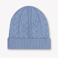 Moncler Kids Boys Hat In Light Blue