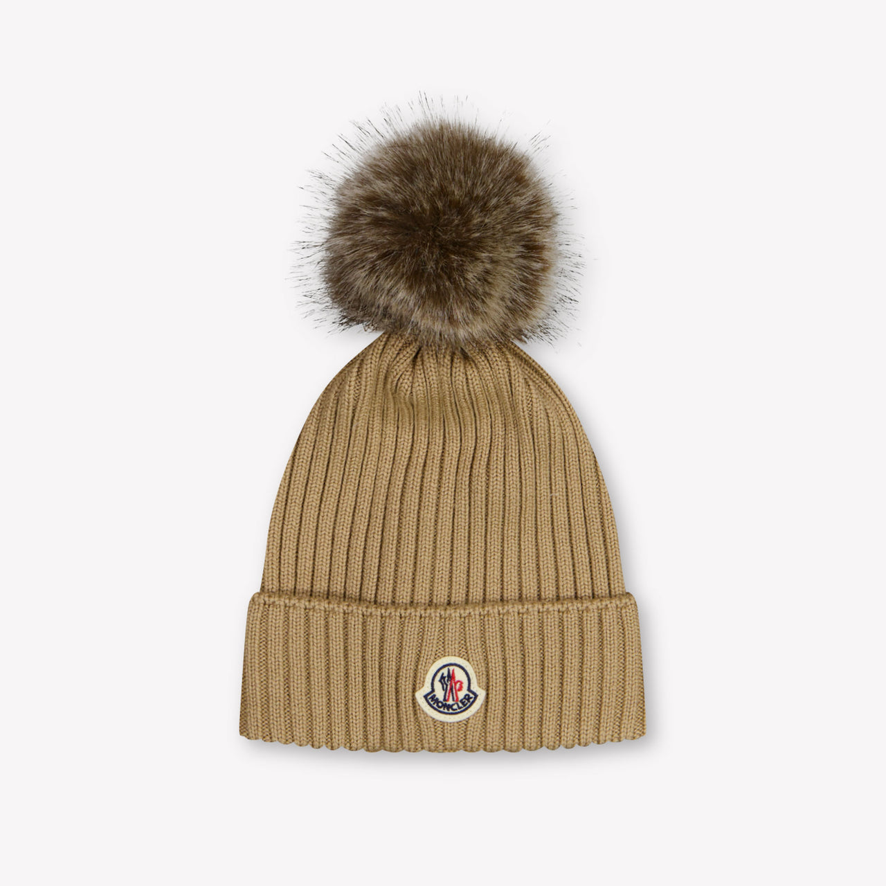 Moncler Kinder Mädchen Hut rein Beige