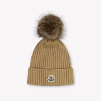 Moncler Kinder Mädchen Hut rein Beige