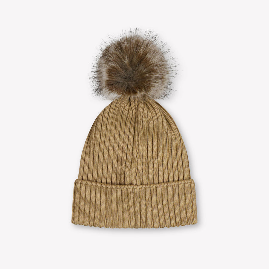 Moncler Kinder Mädchen Hut rein Beige