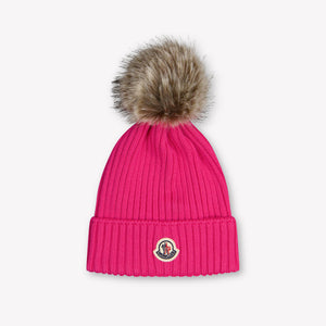 Moncler Kinder Mädchen Hut rein Fuchsia