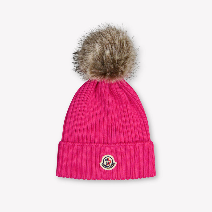 Moncler Kinder Mädchen Hut rein Fuchsia