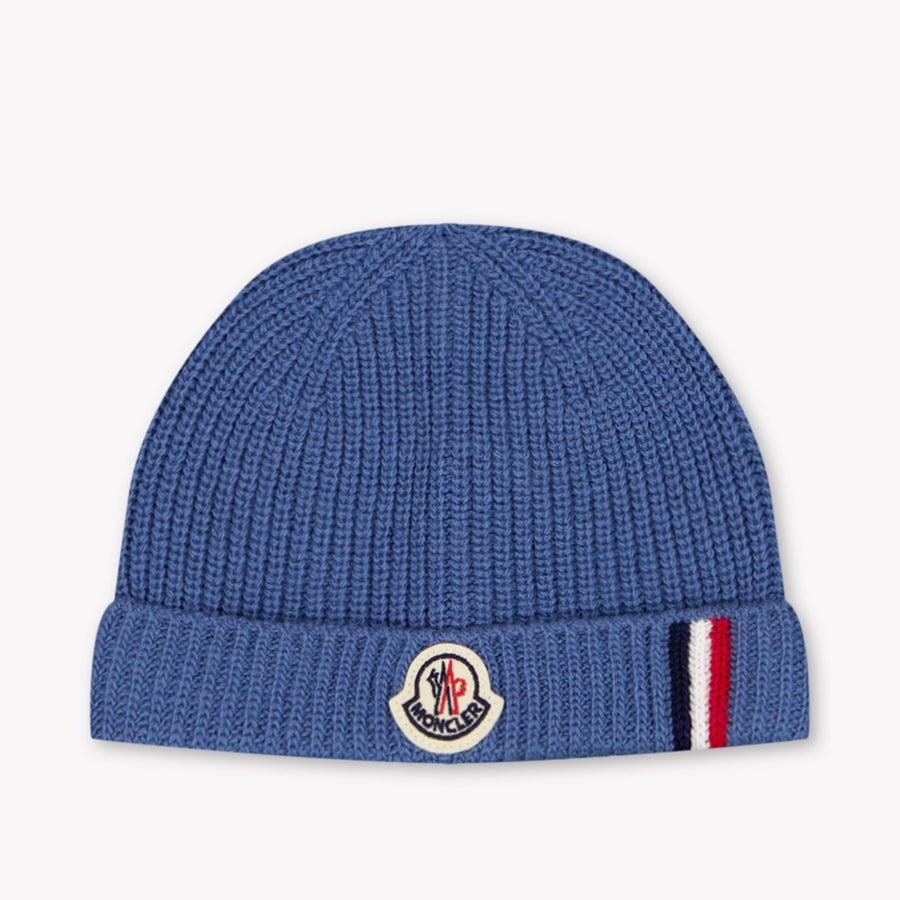 Moncler bebe Chicos sombrero en Azul