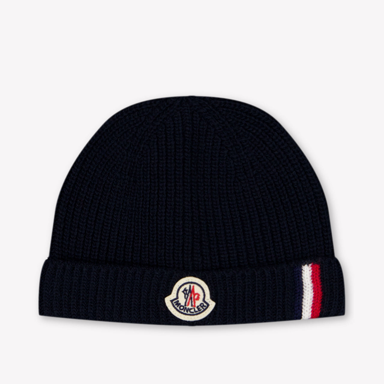 Moncler bebe Chicos sombrero en Navy