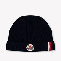 Moncler bebe Chicos sombrero en Navy