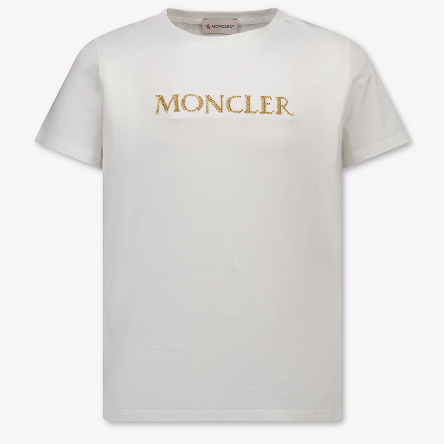 Moncler Enfants Filles T-shirt dans Blanc