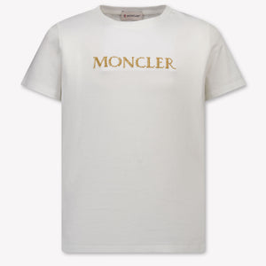 Moncler Enfants Filles T-shirt dans Blanc