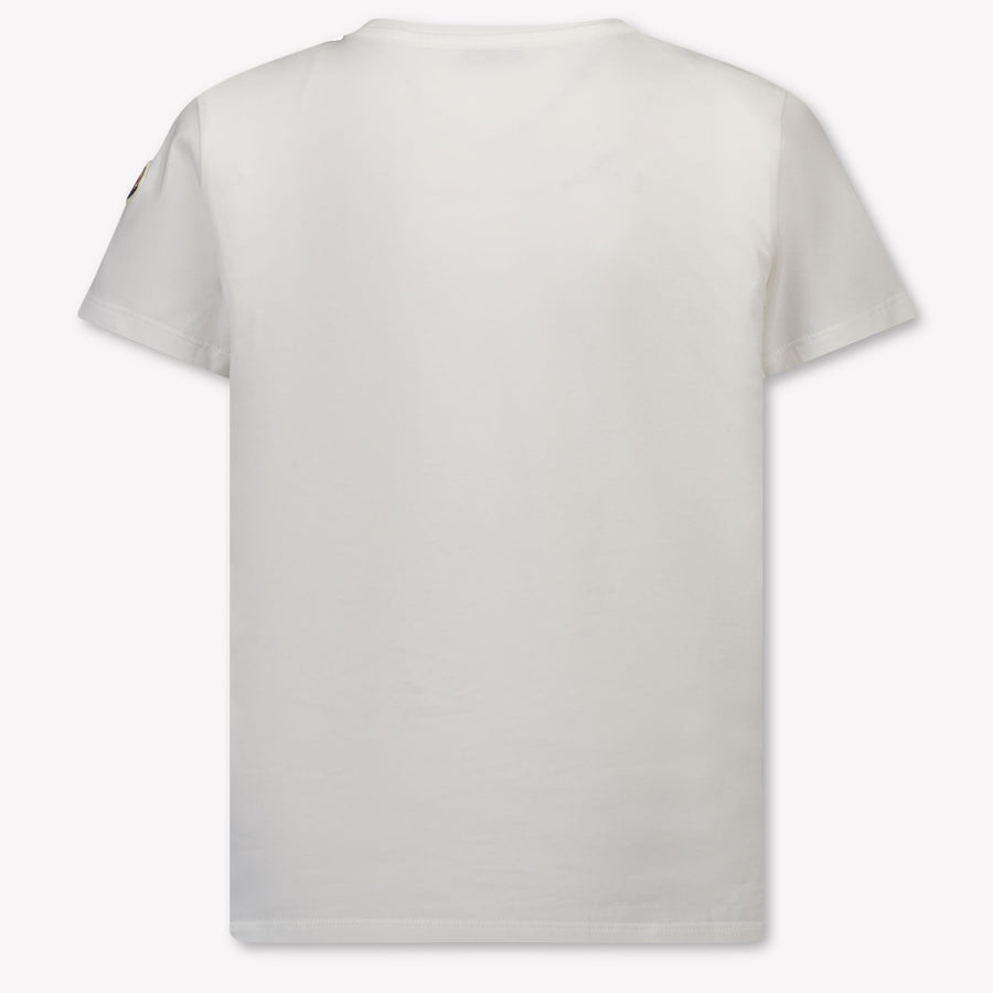 Moncler Enfants Filles T-shirt dans Blanc