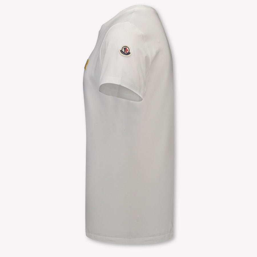 Moncler Enfants Filles T-shirt dans Blanc