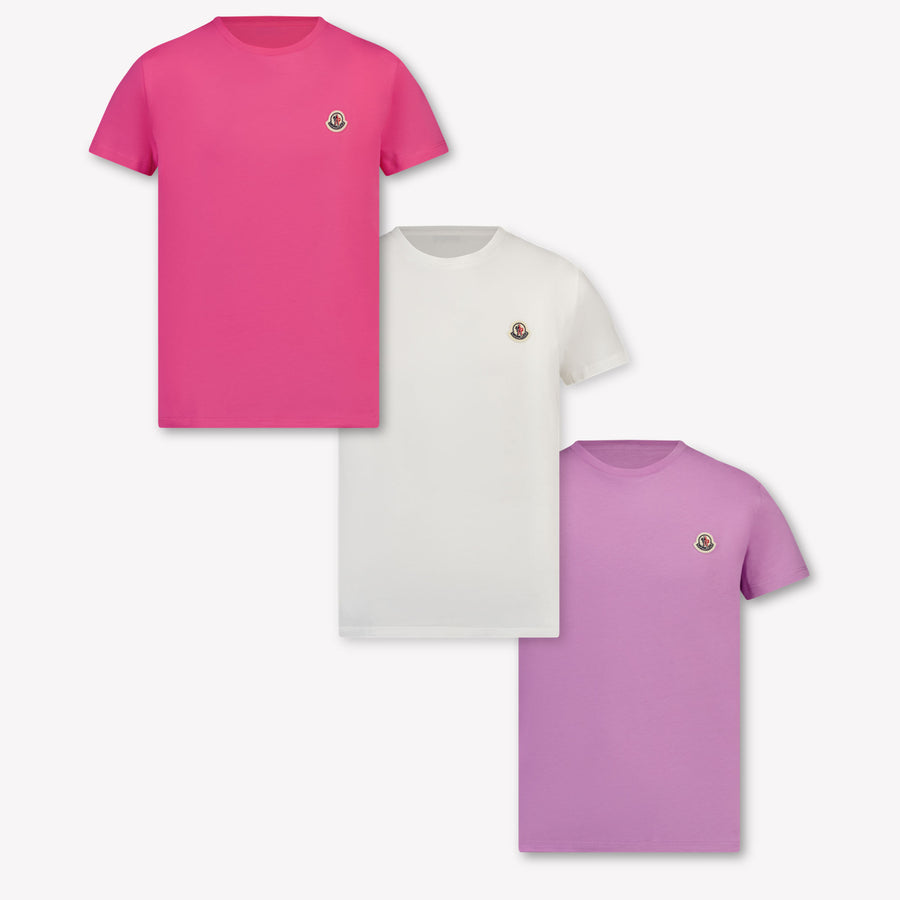 Moncler Enfants Filles T-shirt dans Rose