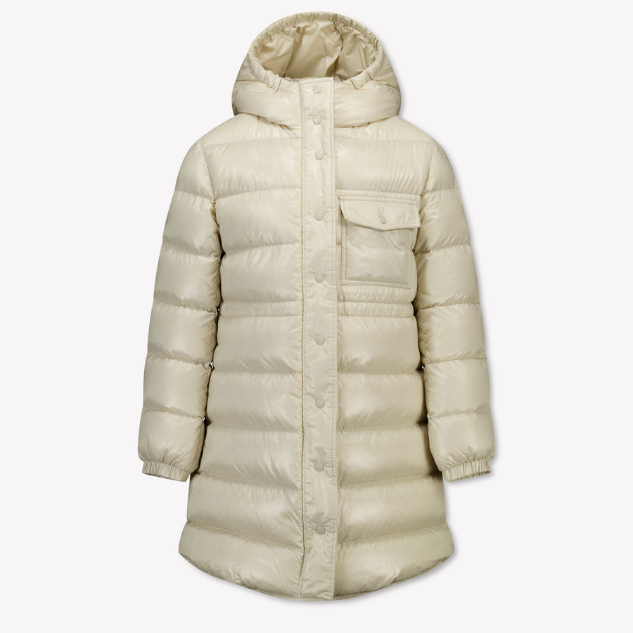 Moncler Dacca Kinder Meisjes Winterjas In Beige
