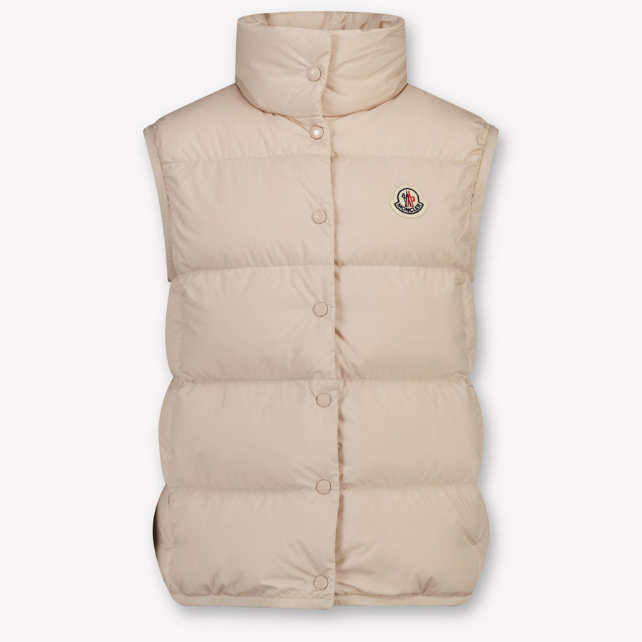 Moncler Badia Mädchen Weste in Beige