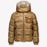 Moncler Yule Kinder Jongens Winterjas In Beige