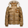 Moncler Yule Kids Boys Jackets In Beige