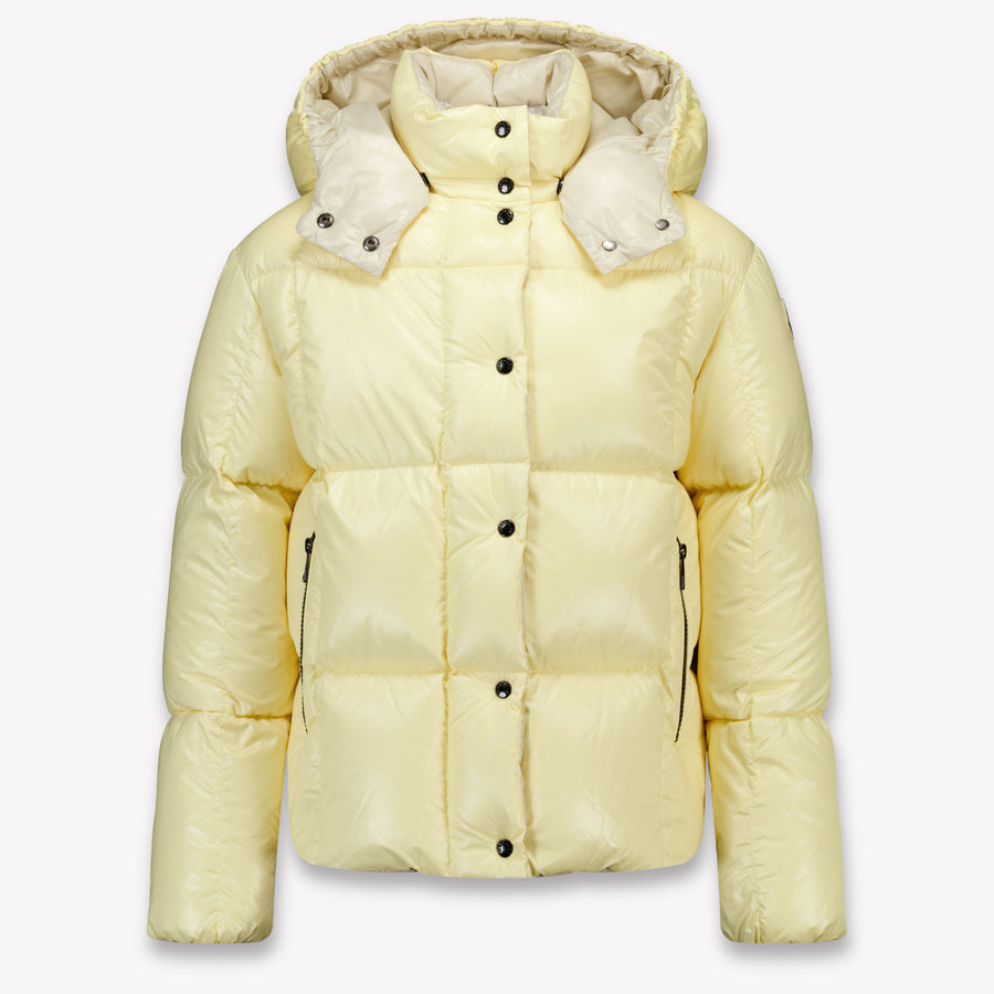 Moncler Parana Kinder Ragazze Cappotti invernali dentro Giallo