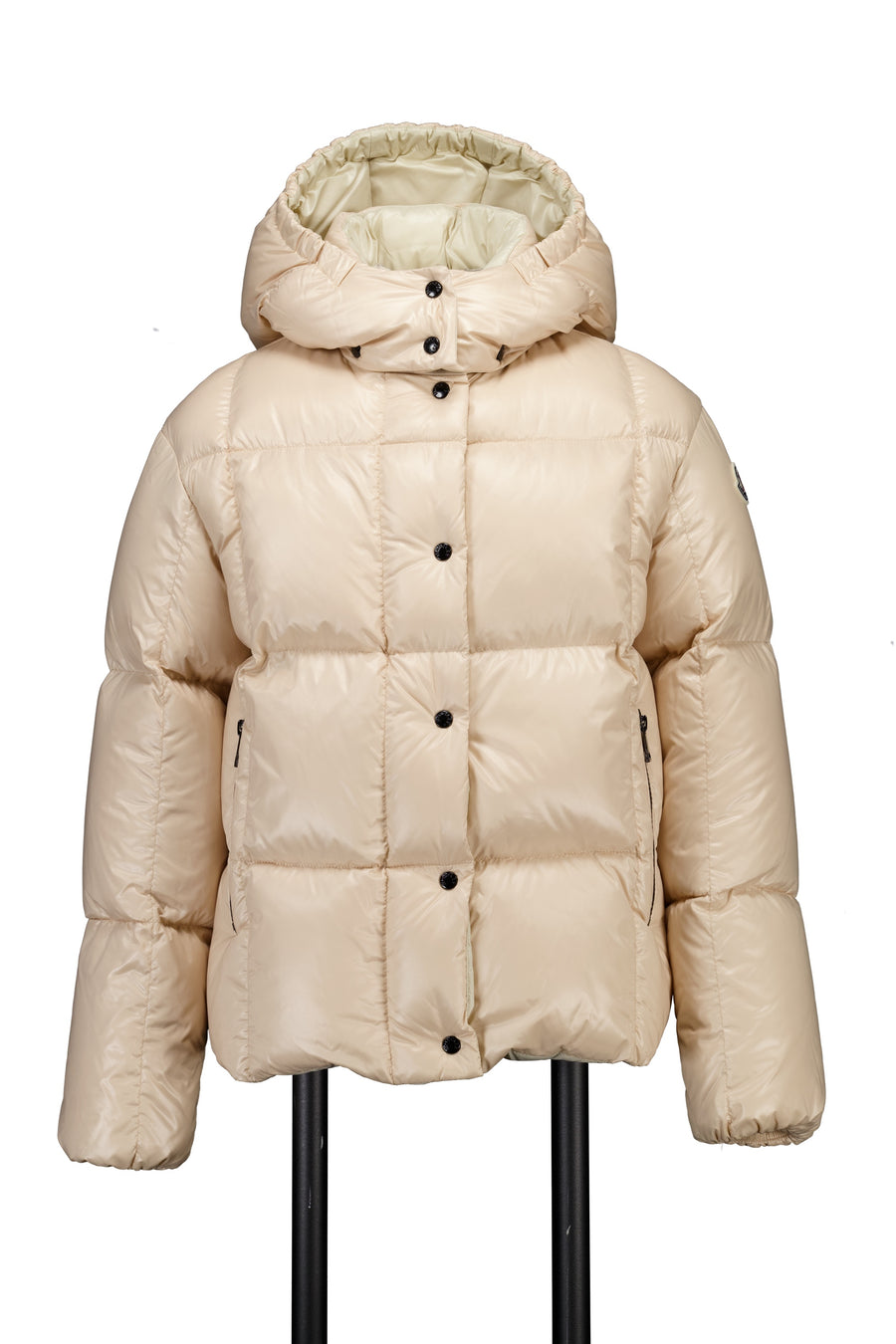Moncler Parana Kinder Mädchen Wintermäntel In Beige
