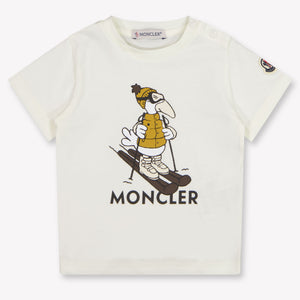 Moncler Bambino Ragazzi Maglietta dentro Bianco