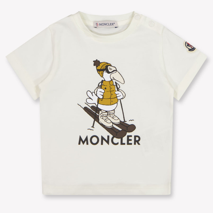 Moncler Bambino Ragazzi Maglietta dentro Bianco