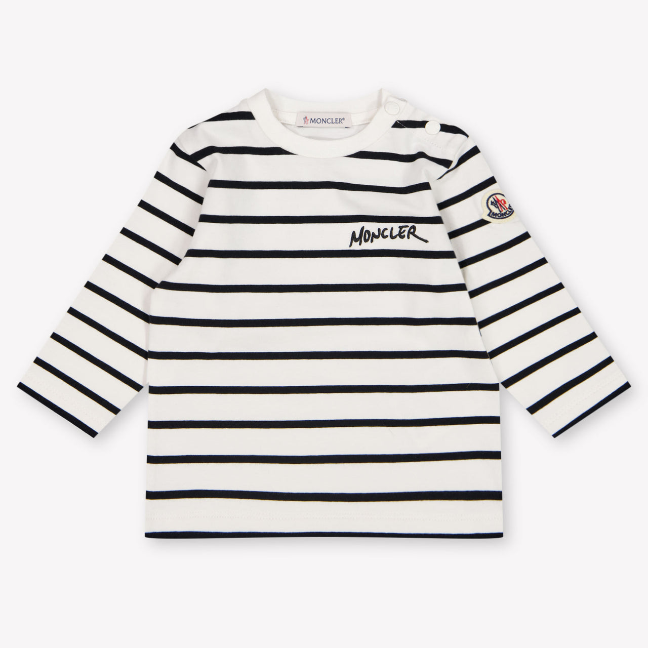Moncler bebe Chicos Camiseta adentro Negro