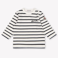 Moncler bebe Chicos Camiseta adentro Negro