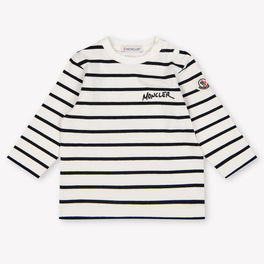 Moncler bebe Chicos Camiseta adentro Negro