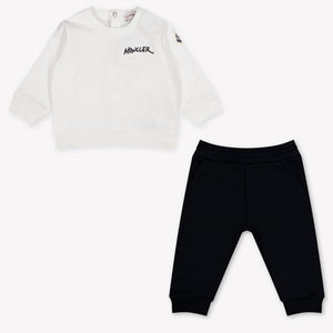 Moncler bebe Chicos Traje de jogging En Blanco