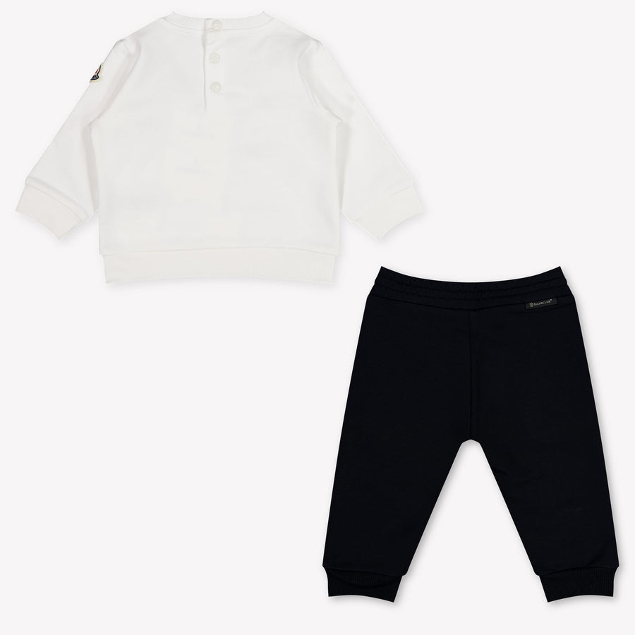 Moncler bebe Chicos Traje de jogging En Blanco