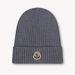 Moncler Kinder Jungen Hut rein Grau