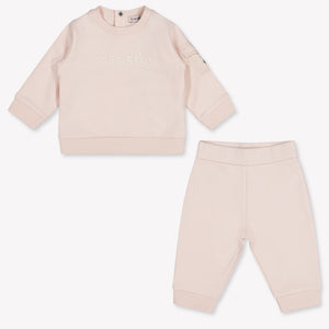 Moncler Baby Mädchen Trainingsanzug in Hellrosa