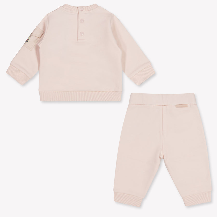 Moncler Baby Mädchen Trainingsanzug in Hellrosa