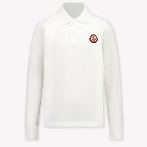Moncler niños Chicos polo en Blanco