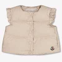 Moncler Olivia Bébé Filles Bodywarmer Beige Clair